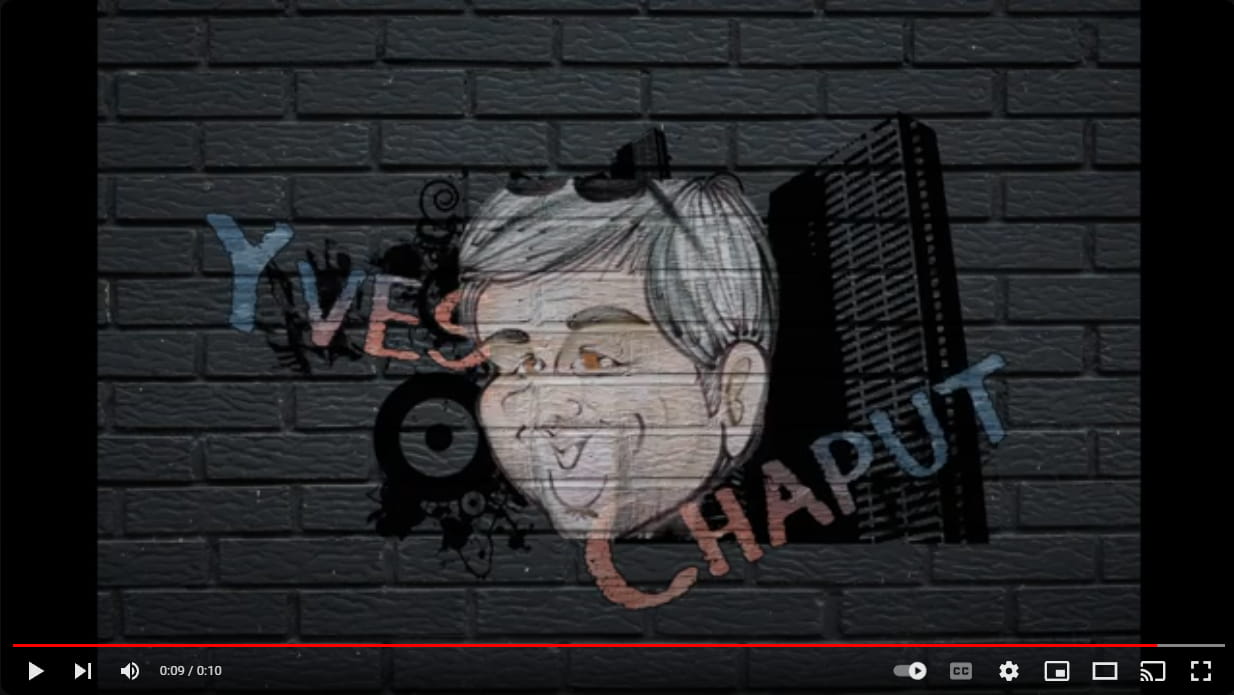 Prise d'écran d'un vidéo de ma chaine YouTube